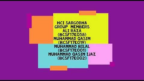 High fidelity project HCI sargodha 2020| Roll no (1,2,19,58)