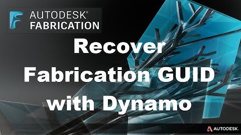 Recover Fabrication GUID with Dynamo