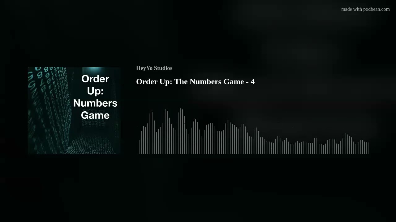 Order Up: The Numbers Game - 4