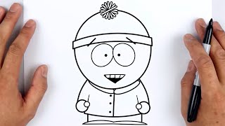 HOW TO DRAW STAN MARSH | South Park - Easy Step By Step Tutorial For Beginners