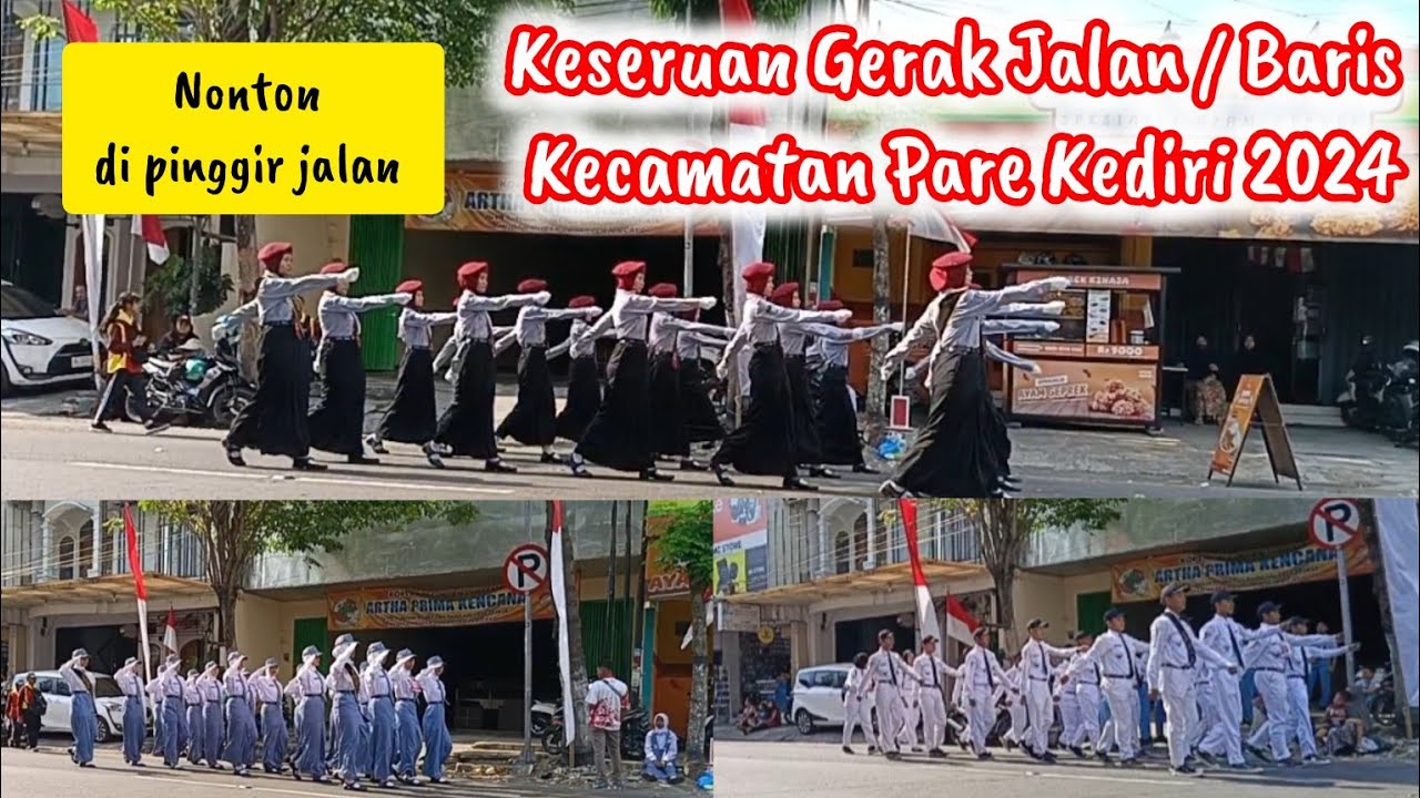 Lomba Baris / Lomba Gerak Jalan Pare Kediri 2024 Tingkat SMA SMK