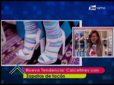 Nuevas tendencia: Calcetines con zapatos de tacón