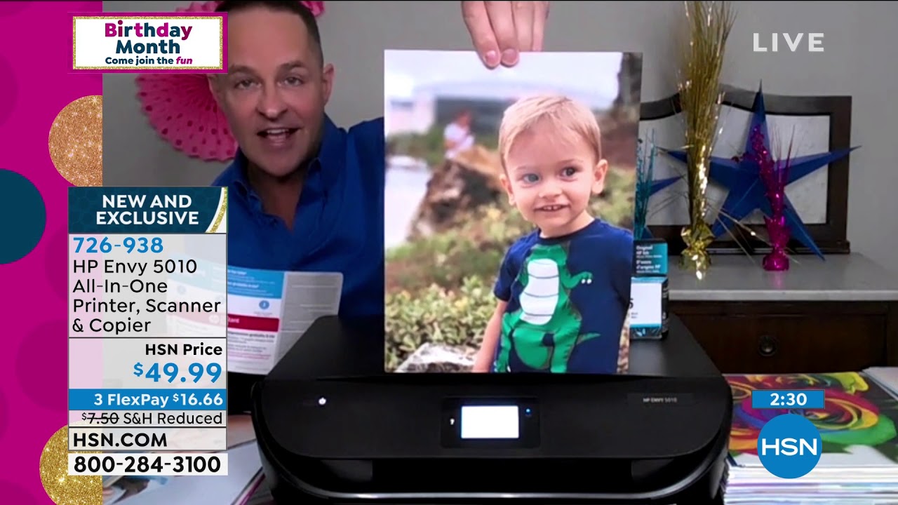 HP Envy 5010 AllInOne Printer, Scanner and Copier with I...