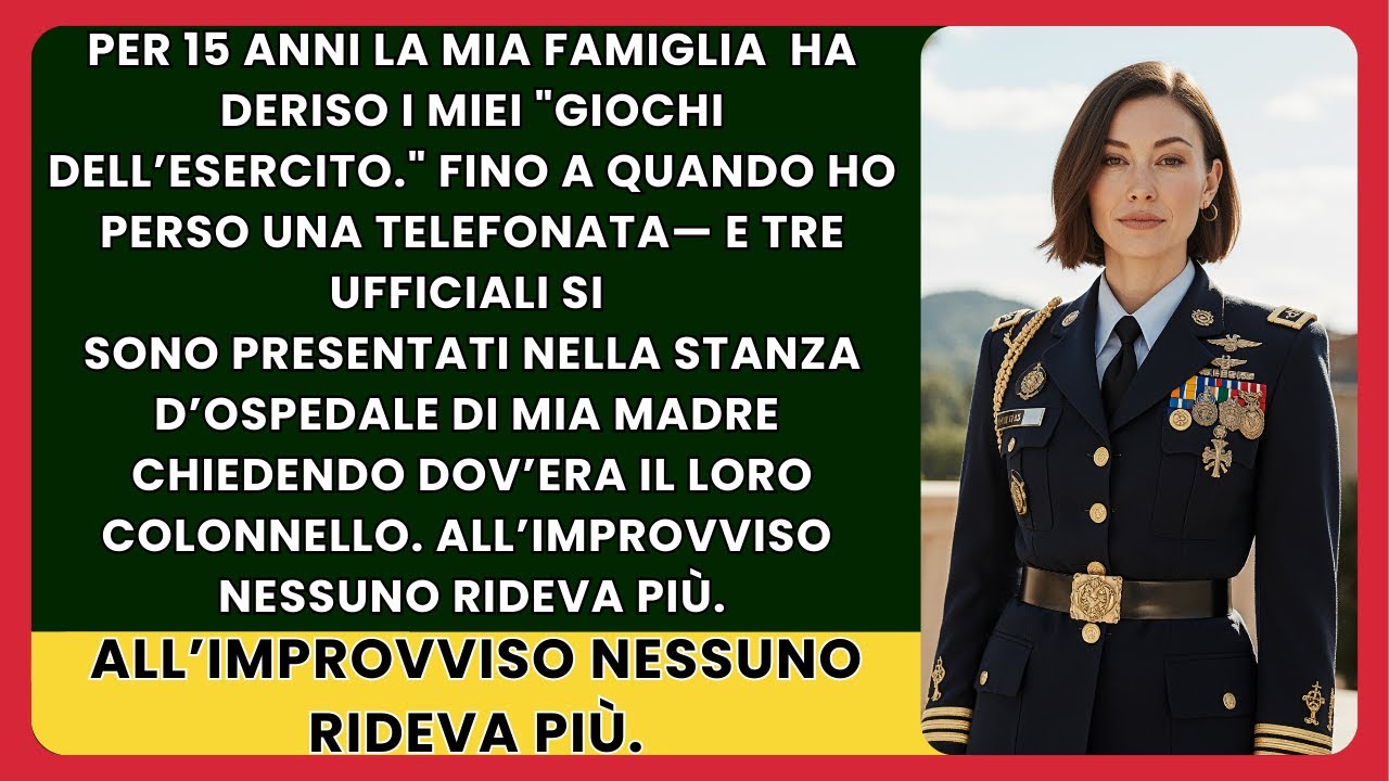 Non poteva sopportare la vita militare! rise mio padre. Ma lo sposo mi salutò con rispetto... STORIE
