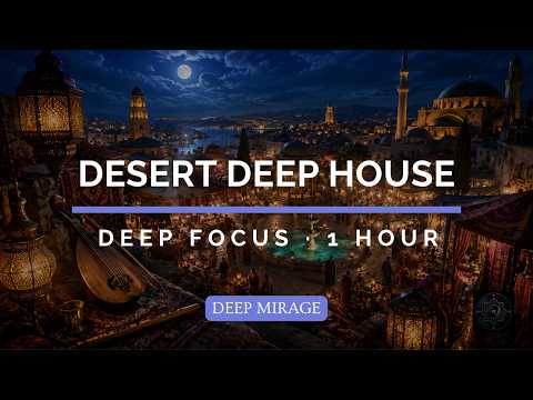 Deep Mirage — Melodic Deep House Mix for Deep Focus | Oriental House | 1 Hour  No Vocals