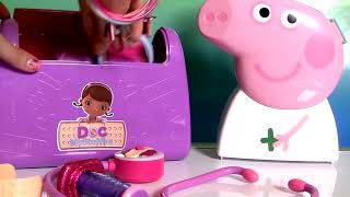 Doc McStuffins & Nurse Peppa Pig Medical Case Maletín de Enfermera Doctora Juguetes by FunToys