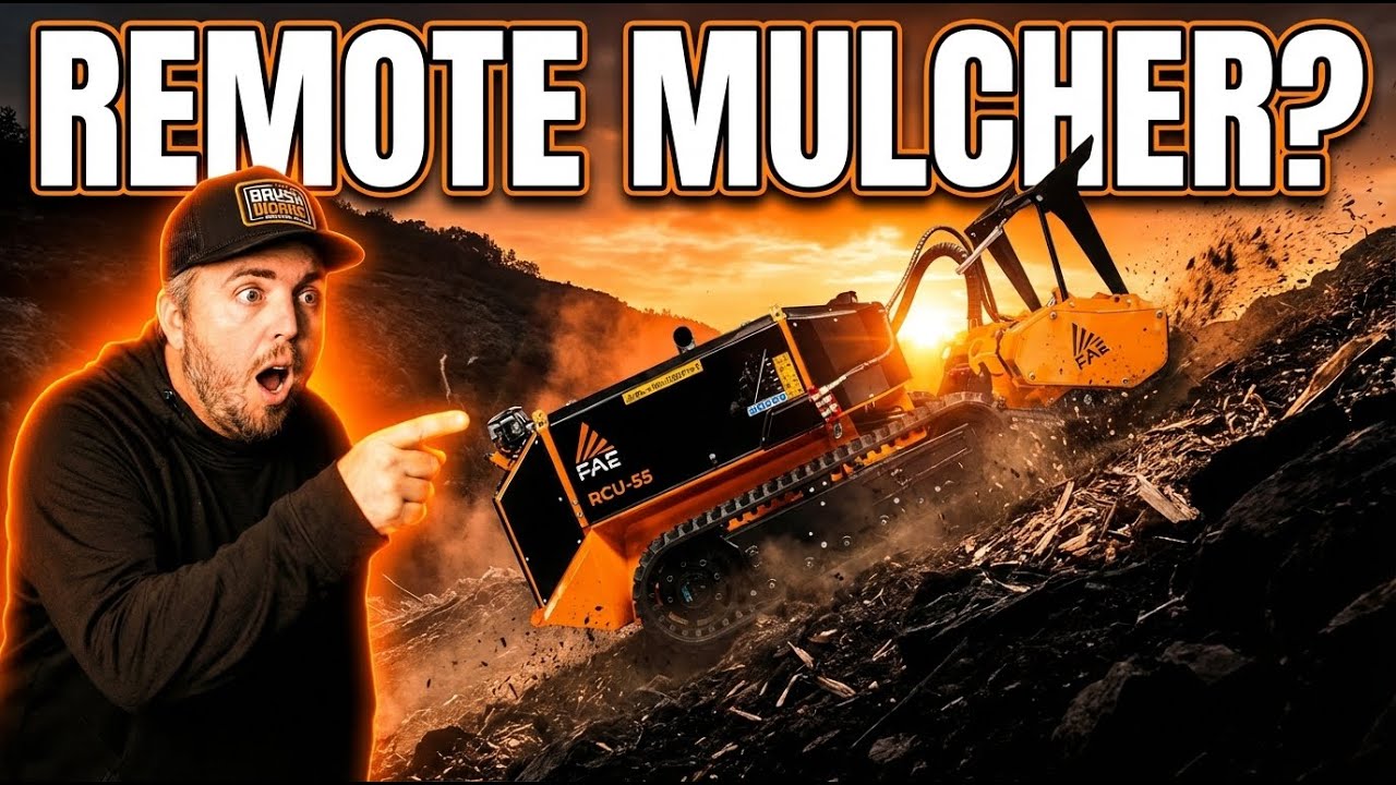 Дистанционный мульчер, о котором все говорят — полный обзор FAE RCU 55!