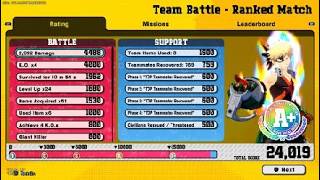 My Hero Ultra rumble personal best of 6/27/26 Bakugo cluster (Purple) 4 K.O.