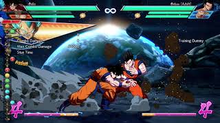 DBFZ Base Goku Bluegeta Grab Conversion with Sliding Knockdown