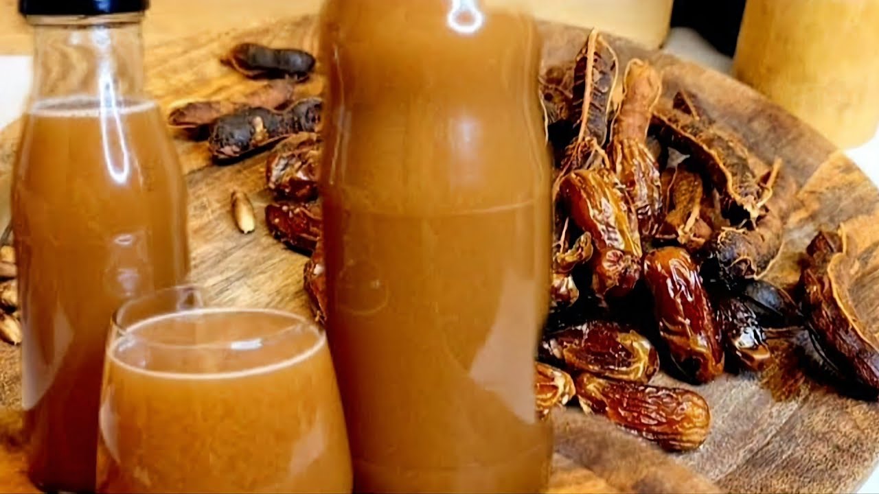 JUS DE TAMARIN AUX DATTES:Comment Réaliser Le Jus De Tamarin Aux Dattes Sans Sucre Ajouter 
