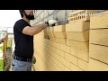 The most amazing brickwork in the world 3mm seam, Chechen Republic.Masonry Master Бесшовная кладка.