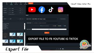 Ep19 Export File To Facebook IG Youtube In Gilisoft Video Editor Pro 15 :Editinglife Tutorial screenshot 4