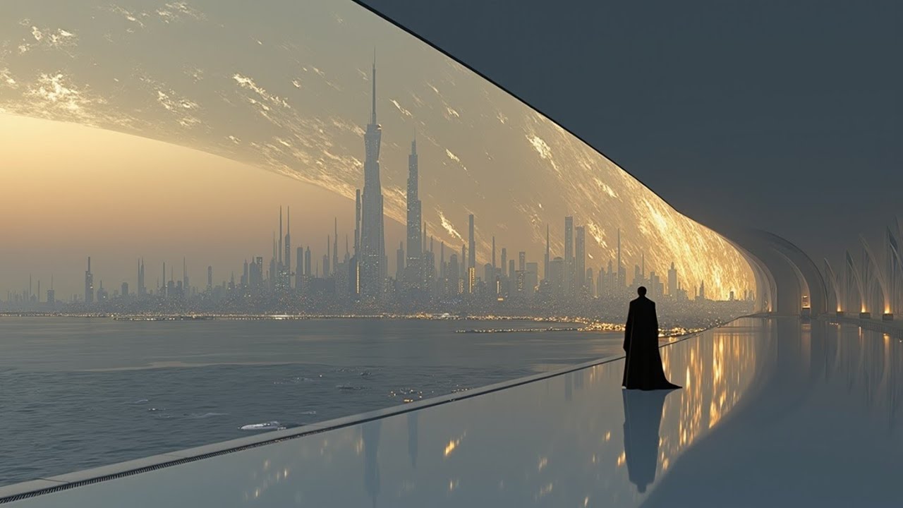 Футуристические городские эмбиентные звуковые ландшафты для глубокого фокуса и сна