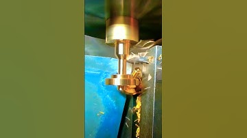 CNC Lathe Mastery: Precision Brass Valve Machining in Action! #Shorts