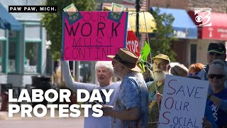 'Pop-up protest' rallies for migrant laborers on Labor Day in West Michigan