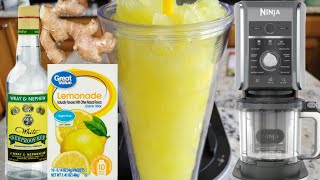 Ninja Creami Deluxe Jamaican Rum & Ginger Lemonade Slushi Wray & Nephew White Overproof Rum