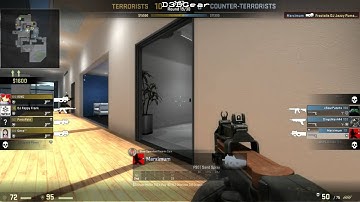 CS:GO Competitive on Agency - P90 Spray Ace