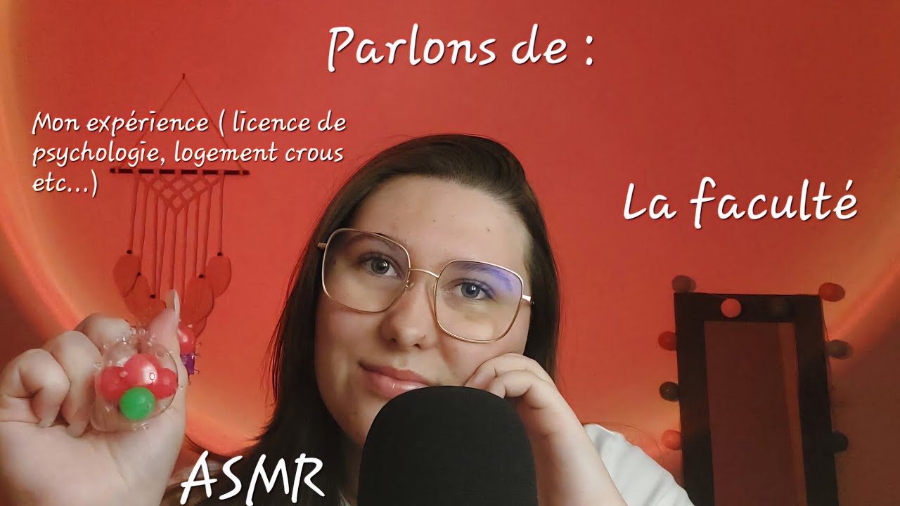 #ASMR Parlons de: La fac (mon expérience...)👨‍🎓👩‍🎓