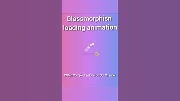 Glassmorphism CSS Animation Effect Using HTML CSS