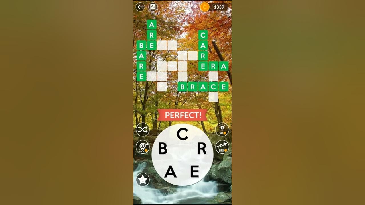 Wordscapes Level 46 Flow 14 Answers - YouTube