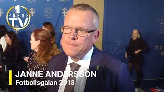 Janne Andersson - fotbollsgalan 2018