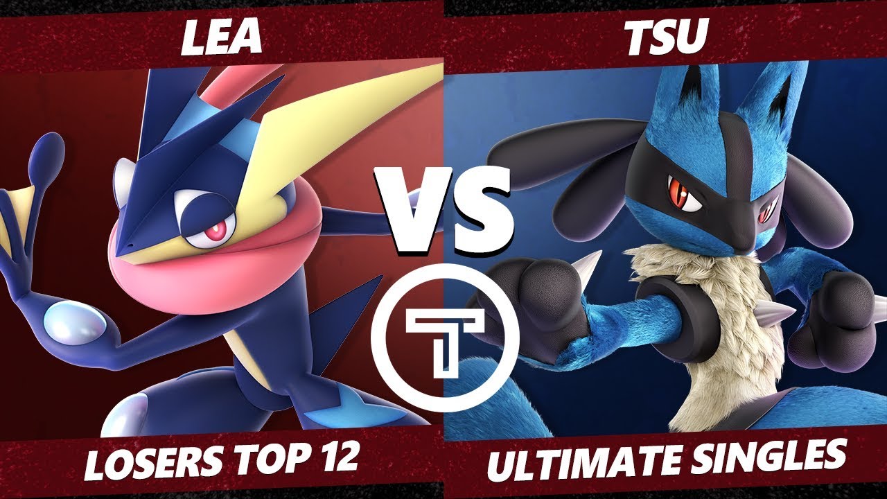 Thunder Smash 3 SSBU -  Tsu (Lucario) VS  Lea (Greninja) Smash Ultimate Losers Top 12