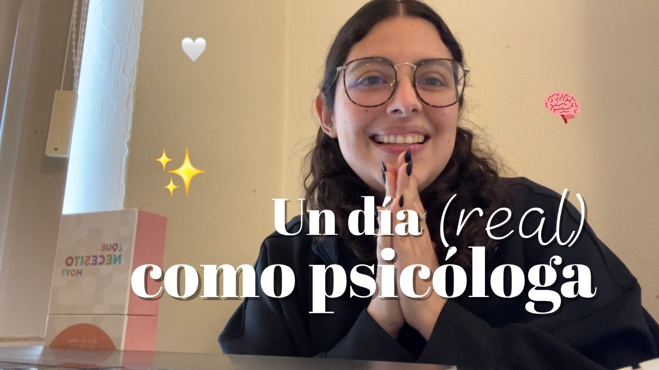 Vlog | Un día (real) como psicóloga 🧠