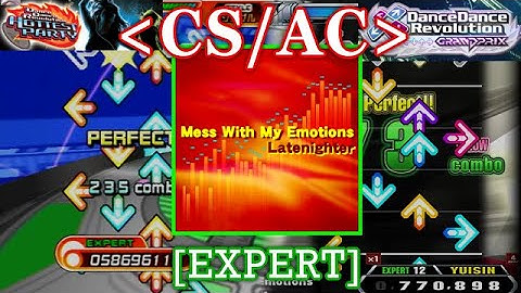 【DDR CS / AC】 Mess With My Emotions [EXPERT] 譜面比較 Comparison