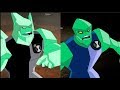 ben 10 and gwen 10 as diamondheads fight robot freak