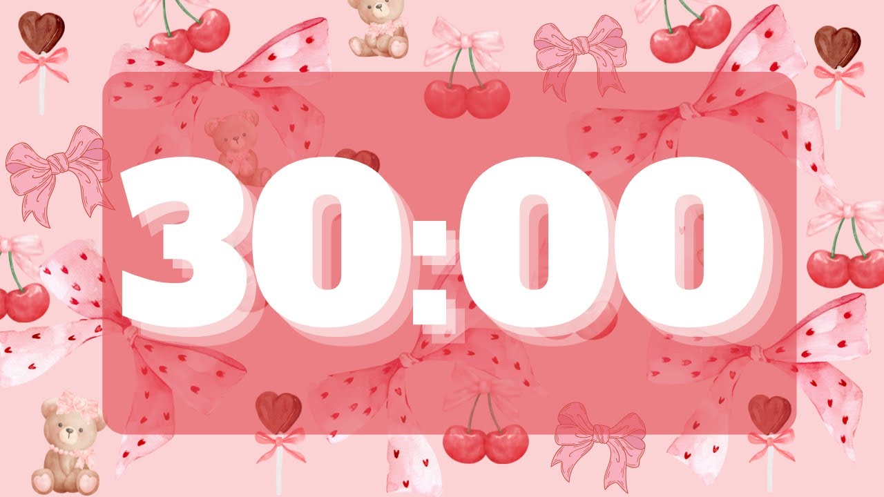 30 Minute Timer- Deep Focus for Relaxing, Studying and Working