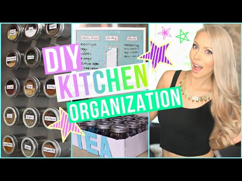 DIY Kitchen Organization Ideas!