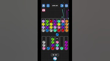 Lv 367 Ball Sort Puzzle - Color Game / 顏色分類遊戲 / ボールソーティングパズル (Guru Game)  #ballsortpuzzle