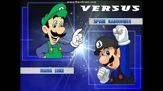 MUGEN Mama Luigi & Spade Kaboomber vs Super Mama Luigi & Spade Kaboomber + Extra