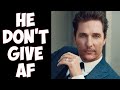 Matthew McConaughey refuses to denounce the orange man! NPC puritans prepare to cancel him!