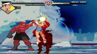 Joe & Adon vs Mecha Sagat | Crush Machine !! | Great Fight! | Street Fighter screenshot 2