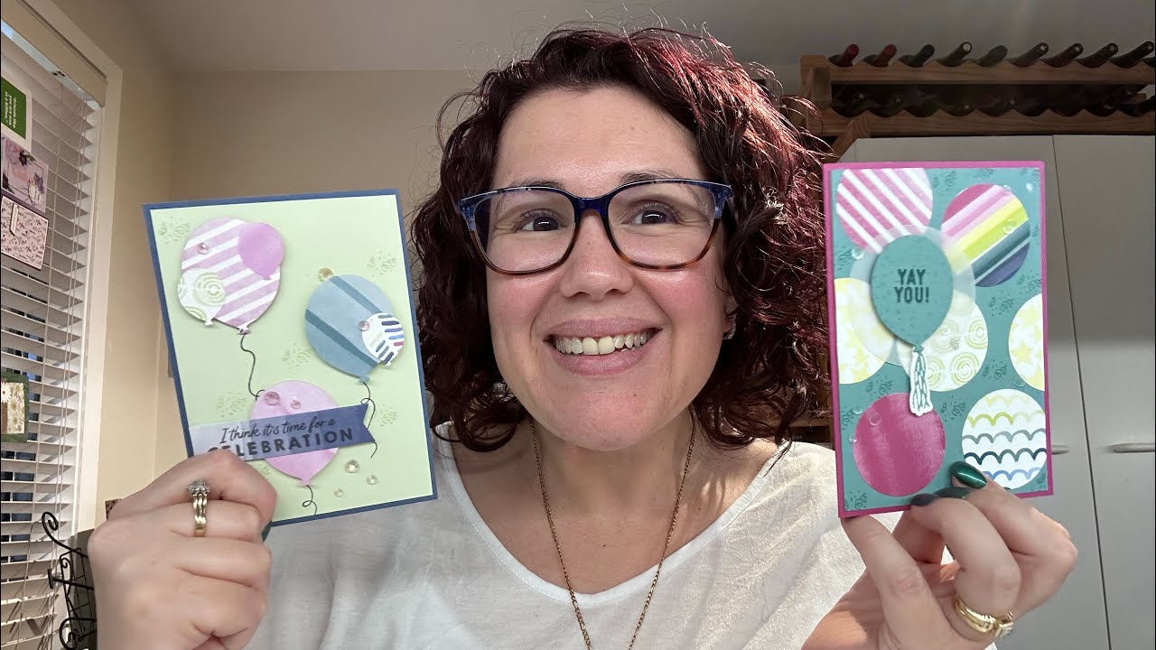 Stampin’ Up! Beautiful Balloons with Bright & Beautiful Use It Up Card