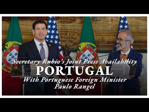 Secretary Rubio holds a joint press availability with Portuguese Foreign Minister Paulo Rangel