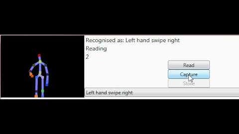 Dynamic Time Warping (DTW) gesture recording and recognition