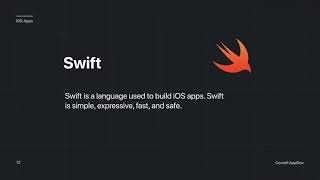 Famous Intro to iOS Development: Lecture 1 - Intro to Swift Profile