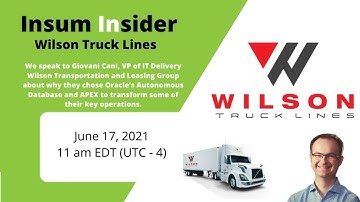 Insum Insider: Client Experience - Wilson Truck Lines