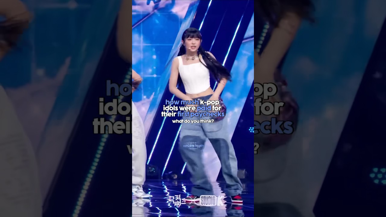 how much k-pop idols were paid for their first paycheck | 