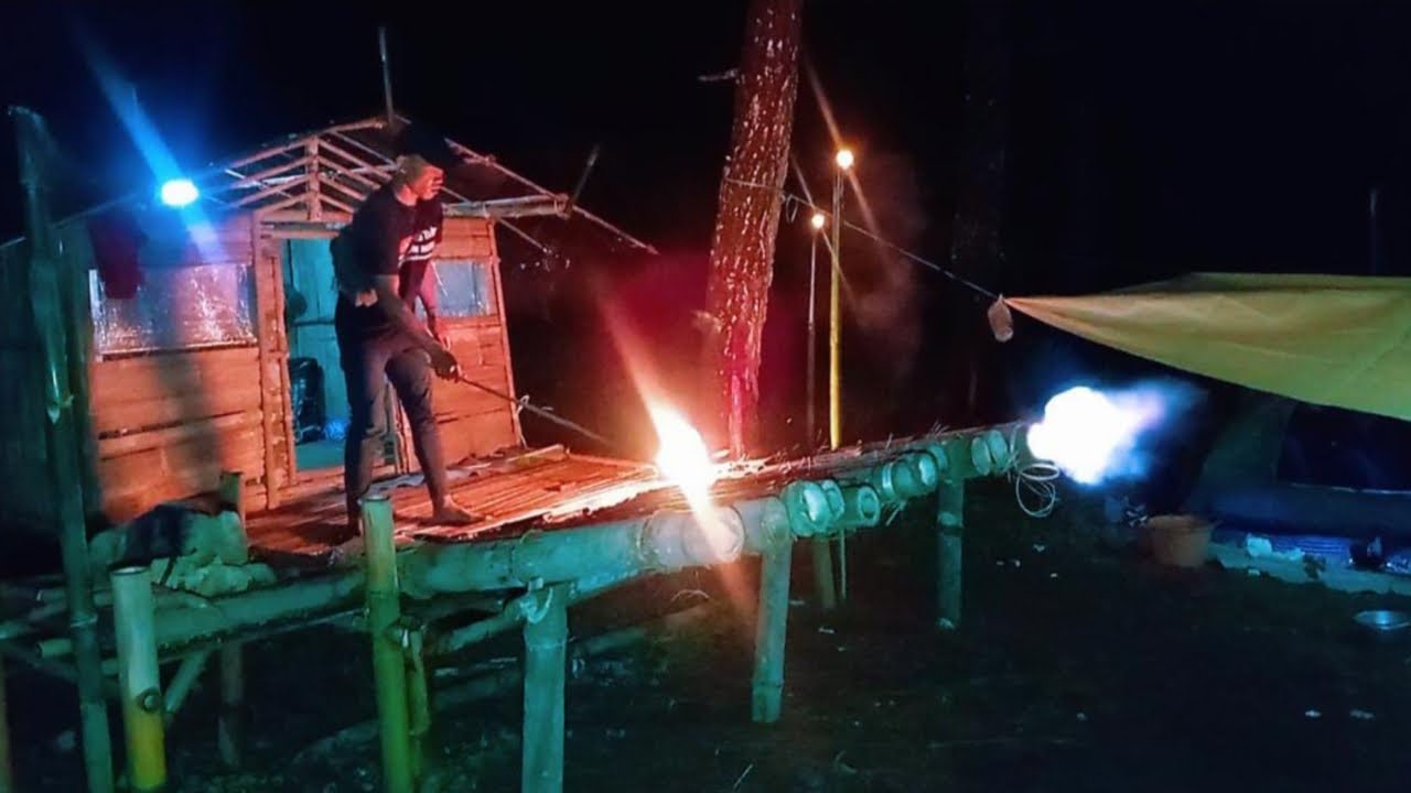 4 hari berpetualang dan membuat 15 lodong untuk menyambut tahun baru yg ke 2026 dirumah bambu