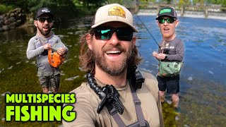 Ultralight Fishing The River With Burly Fishing!
