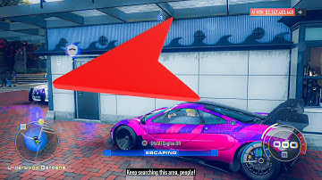 Retardet Hiding Place from Cops in Need For Speed Unbound