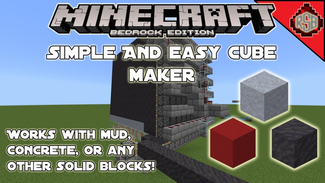 Mud concrete for (For Minecraft Bedrock edition) - YouTube