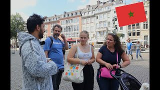 جولة بالجلابية المغربية🇲🇦 في شوارع المانيا 🇩🇪 | ردود فعل صادمة!😨