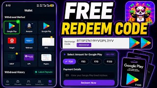FREE REDEEM CODES INSTANT 🤩 | REDEEM CODE  | HOW TO GET GOOGLE PLAY STORE REDEEM CODE screenshot 5