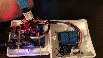 Blynk & Arduino Uno & ESP8266 & DHT11 & 2 Relay - IoT