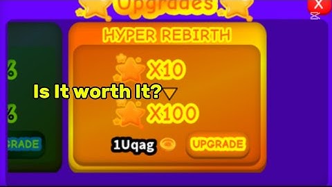 Is Hyper Rebirth Worth It? Legacy Lifting Simulator