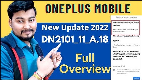 Dn2101_11_A.18 OnePlus Nord2 Update | OnePlus Nord2 New Software Update| Dn2101_11_A.18 Full Details